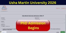 Usha Martin University Ranchi PhD Admission  2026 Begins Check Here